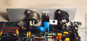 Внутренний стабилизатор напряжения 5В в приставке &laquo;Эльф&raquo;