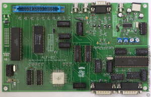 Собранная плата приставки Эльф-2016