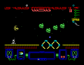 Скриншот игры «Звездолёт» для приставки Эльф