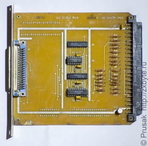 Плата адаптера из КВУ