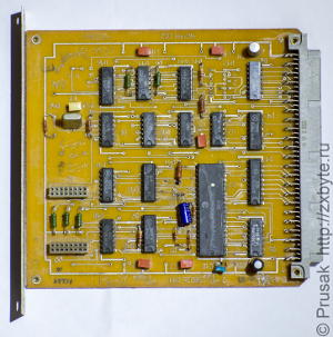 Плата контроллера дисковода из КВУ