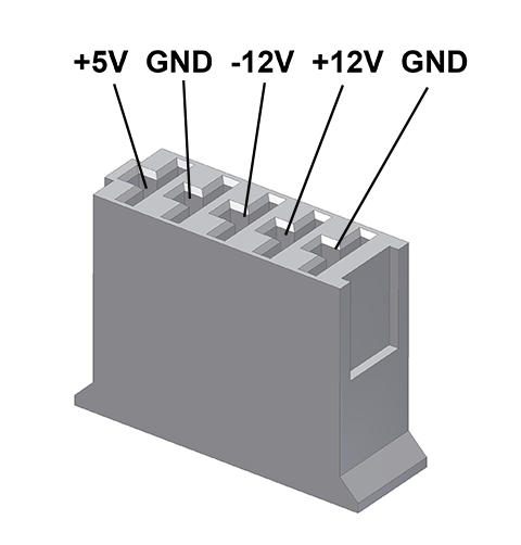 Распиновка разъёма блока питания КВУ.04