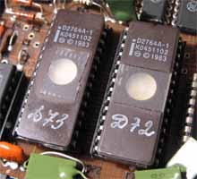 Импортные ПЗУ 2764 на плате &laquo;Байта&raquo;