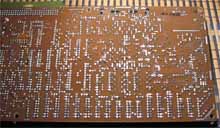 Часть платы &laquo;Байта&raquo;, вид на сторону пайки