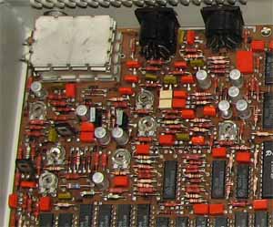 Часть  платы &laquo;Байта&raquo; с кодером СЕКАМ