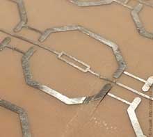 Трещины на гибкой плате клавиатуры компьютера &laquo;Байт&raquo;