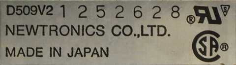 Шильдик Mitsumi D509V2