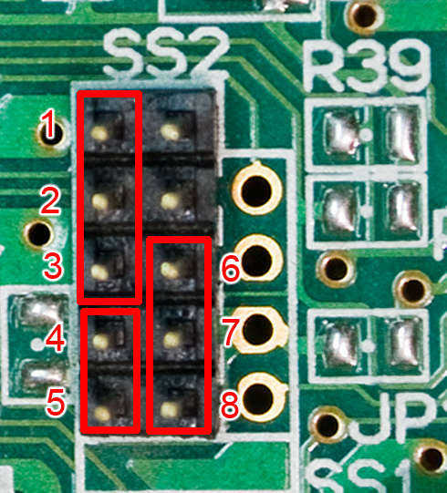 Перемычки дисковода Epson SD-700