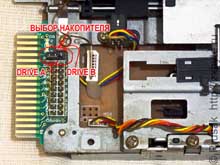 Перемычка выбора накопителя A/B