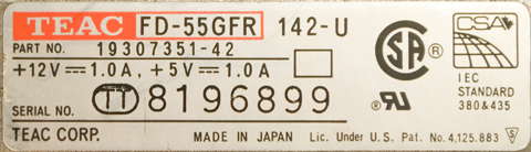 Teac FD-55GFR 142-U