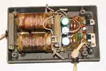 Внутренности блока питания компьютера &laquo;Байт&raquo; выпуска после мая 1994