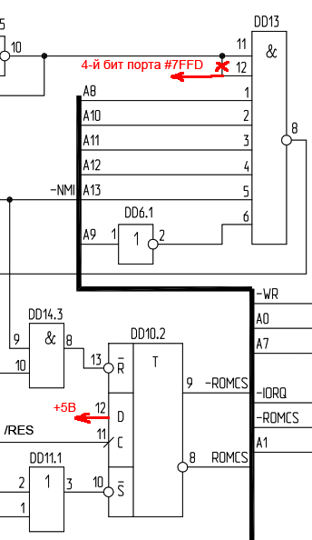 Узел запуска при сбросе в меню-128