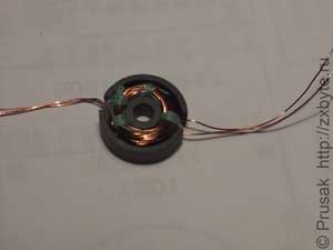 Катушка внутри броневого магнитопровода