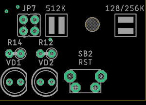 Конфигурация объёма ОЗУ DivMMC для компьютера &laquo;Байт&raquo;