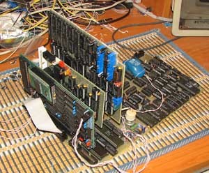 DMA Ultra Sound Card, установленная на периферийной плате для компьютера Pentagon-128