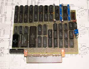 Самодельная DMA Ultra Sound Card на макетной плате