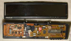 Автомобильное зеркало с часами &laquo;Полесье&raquo;