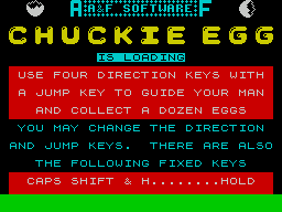 Заставка игры Chucky Egg