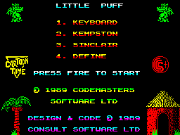 Заставка игры Little Puff