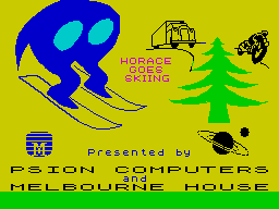 Заставка игры Horace Goes Skiing