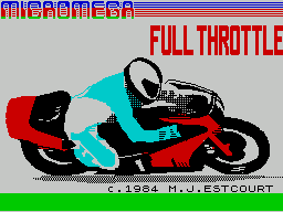 Заставка игры Full Throttle